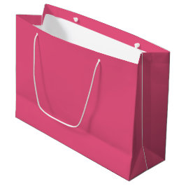 Sacola Para Presentes Grande Rosa Escuro