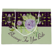 Rosas Mauve com Verde