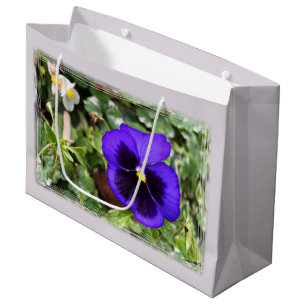 Sacola Para Presentes Grande Roxo