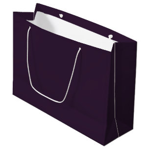 Sacola Para Presentes Grande Roxo Escuro