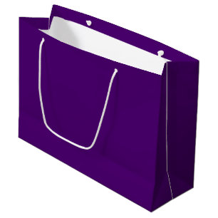 Sacola Para Presentes Grande Roxo real (cor sólida)