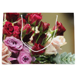 Sacola Para Presentes Grande Roxo Vermelho E Rosa Rosa Rosa