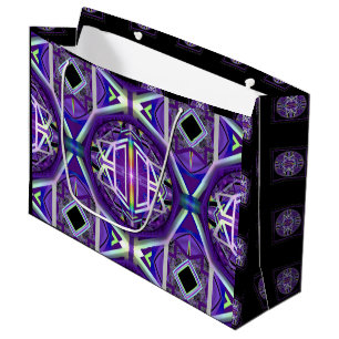 Sacola Para Presentes Grande Roxo W3