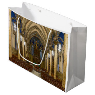 Sacola Para Presentes Grande Rua Peter Igreja Católica Painterly