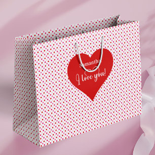 Sacola Para Presentes Grande Saca de Favor Personalizado do Dia dos Namorados E