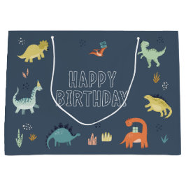 Sacola Para Presentes Grande Saca de Presente de Dinossauro Fofo