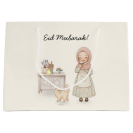 Sacola Para Presentes Grande Saca de Presente Eid Mubarak