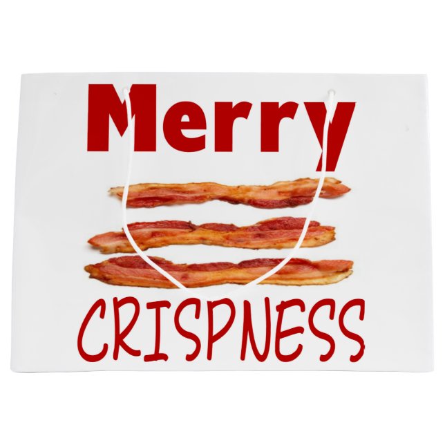 Sacola Para Presentes Grande Saca Merry Crispness (Frente)