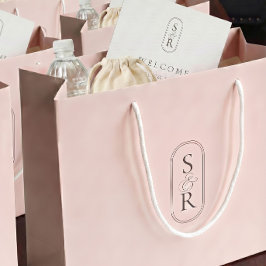 Sacola Para Presentes Grande Saco de Boas-Vindas de Casamento Personalizado Ros