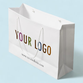 Sacola Para Presentes Grande Saco de compras personalizado de 12,5 polegadas co