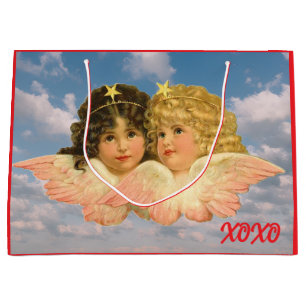 SACOLA PARA PRESENTES GRANDE SACO DE DOSE PERSONALIZADO XOXO