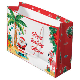 Sacola Para Presentes Grande Saco de Favor para Natal em Julho