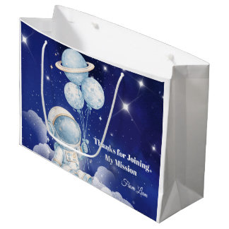 Sacola Para Presentes Grande Saco de Favor Personalizado de Aniversário Espacia