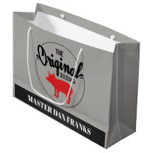 Saco de festas de adicionar nome de porco, CHURRAS