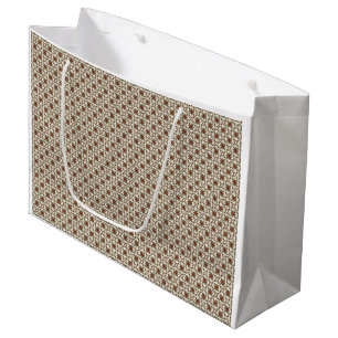 Sacola Para Presentes Grande saco de papel floral
