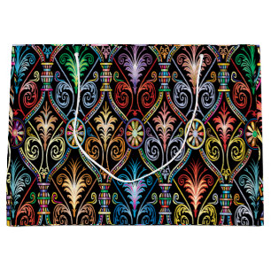 Sacola Para Presentes Grande Saco de Presente Colorido - Brilhante e Festivo