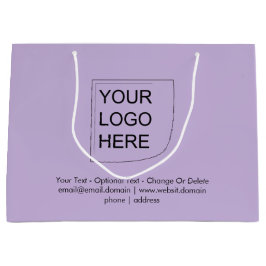 Sacola Para Presentes Grande Saco de Presente com Logotipo Grande na Cor da Ten