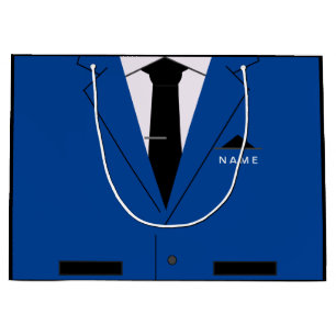 Sacola Para Presentes Grande Saco de Presente com Nome Personalizado com Terno