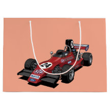 Saco de Presente de Carro de Corrida de Fórmula Vi