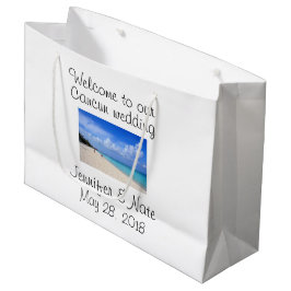 Sacola Para Presentes Grande Saco de presente de casamento de destino