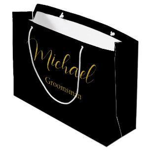 Sacola Para Presentes Grande Saco de Presente de Casamento Elegante com Texto P