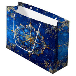 Sacola Para Presentes Grande Saco de Presente de Férias Decorativo Azul