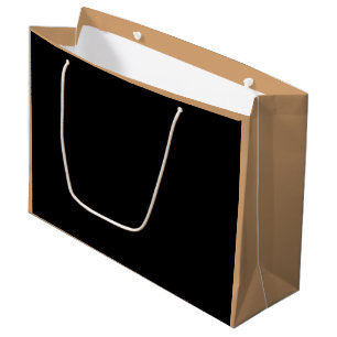 Sacola Para Presentes Grande Saco de Presente de Luxo Personalizado – Preto e A