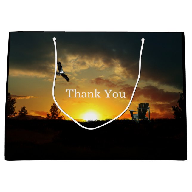 Sacola Para Presentes Grande Saco de Presente de Luz Amarelo (Frente)