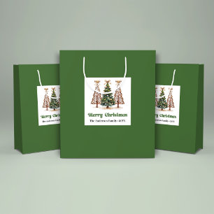 Sacola Para Presentes Grande Saco de Presente de Natal Divertido com Estampa de