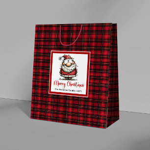Sacola Para Presentes Grande Saco de Presente de Natal Divertido Papai Noel Des