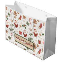 Saco de Presente de Natal do Papai Noel – Design C