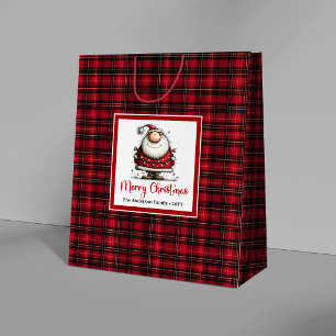 Sacola Para Presentes Grande Saco de Presente de Natal Mágico Papai Noel Aquare