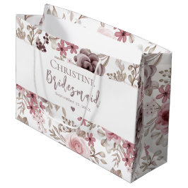 Sacola Para Presentes Grande Saco de presente de noiva de outono Minimalista Da