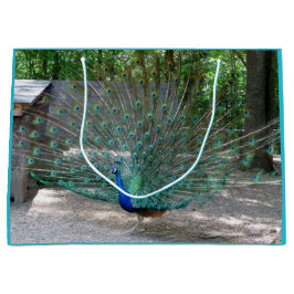 Sacola Para Presentes Grande Saco de presente de peacock