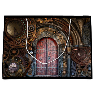 Sacola Para Presentes Grande saco de presente de porta steampunk
