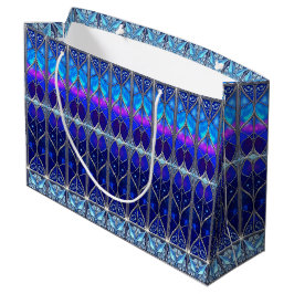 Sacola Para Presentes Grande Saco de Presente Decorativo Azul