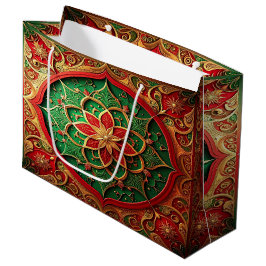 Sacola Para Presentes Grande Saco de Presente Decorativo de Férias Vermelho Ver