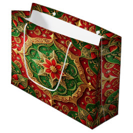 Sacola Para Presentes Grande Saco de Presente Decorativo de Férias Vermelho Ver