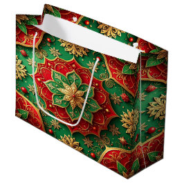 Sacola Para Presentes Grande Saco de Presente Decorativo de Férias Vermelho Ver