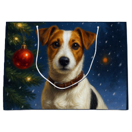 Sacola Para Presentes Grande Saco de Presente do Jack Russell Terrier
