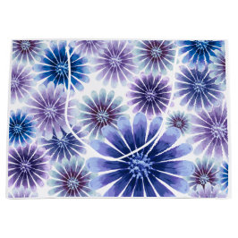 Sacola Para Presentes Grande Saco de Presente Floral Lavanda