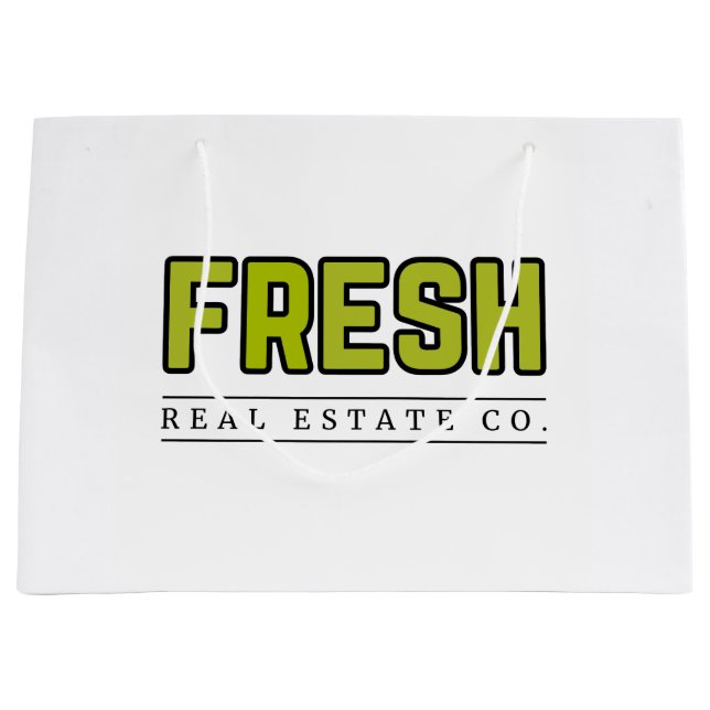 Sacola Para Presentes Grande Saco de Presente Glossy FRESH (grande) (Frente)