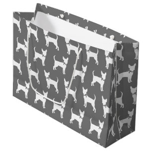 Sacola Para Presentes Grande Saco de Presente Grande Cachorro Filhote Chihuahua