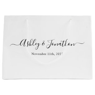 Sacola Para Presentes Grande Saco de Presente Grande Casado Personalizado