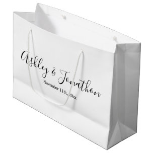 Sacola Para Presentes Grande Saco de Presente Grande Casado Personalizado