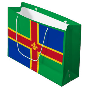 Sacola Para Presentes Grande Saco de Presente Grande da Bandeira de Lincolnshir