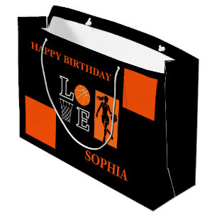 Sacola Para Presentes Grande Saco de Presente Grande de Aniversário Preto com S