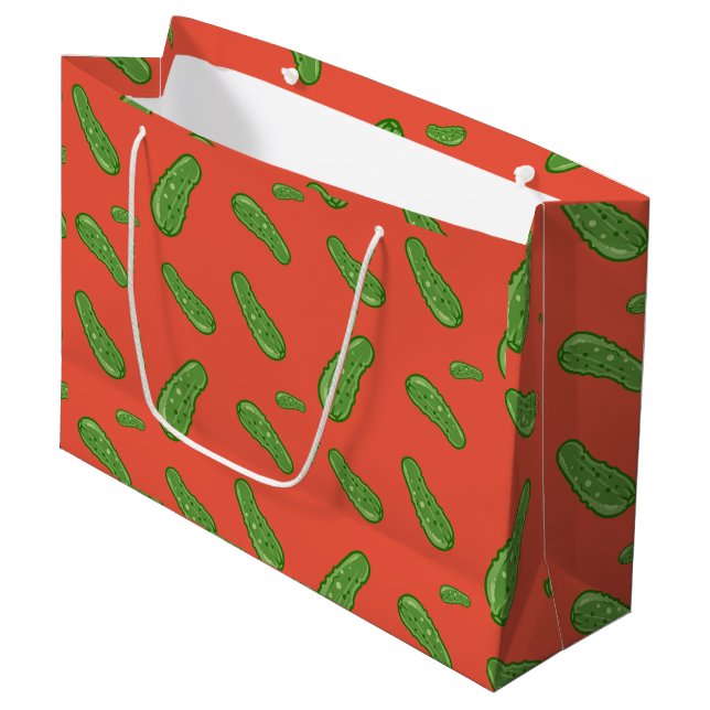 Sacola Para Presentes Grande Saco de Presente - Grande - Design Dill With It (Frente inclinada)