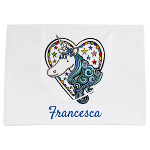 Sacola Para Presentes Grande Saco de Presente Grande do Coração Personalizado d