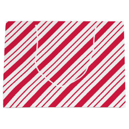 Sacola Para Presentes Grande Saco de Presente Listrado de Menta Grande